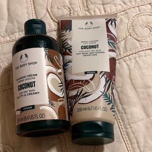 The Body Shop Coconut Shower Cream and Lotion Duo